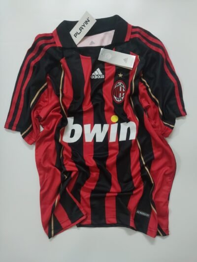 AC Milan 2007/08 Home Jersey - Vintage