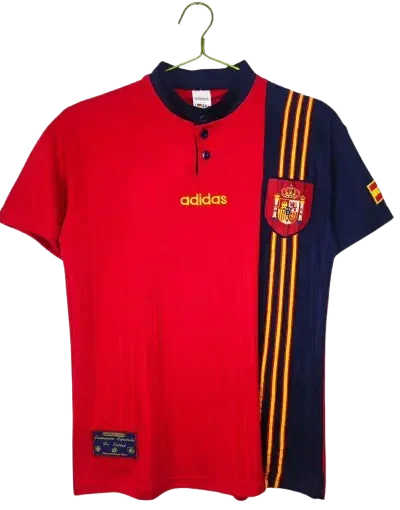 Spain 1996 Home Jersey - Vintage