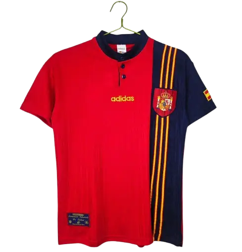 Spain 1996 Home Jersey - Vintage