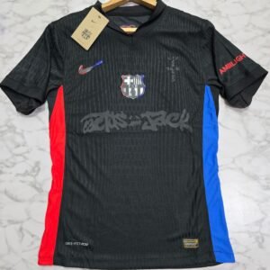 Barcelona 24/25 Cactus Jack Away Jersey - Premium Edition