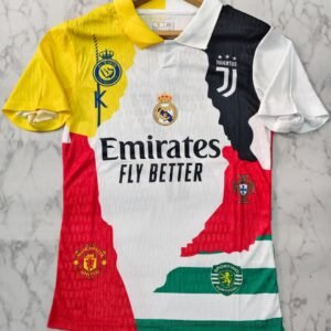 Cristiano Ronaldo All Clubs Jersey - Premium Edition