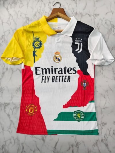 Cristiano Ronaldo All Clubs Jersey - Premium Edition