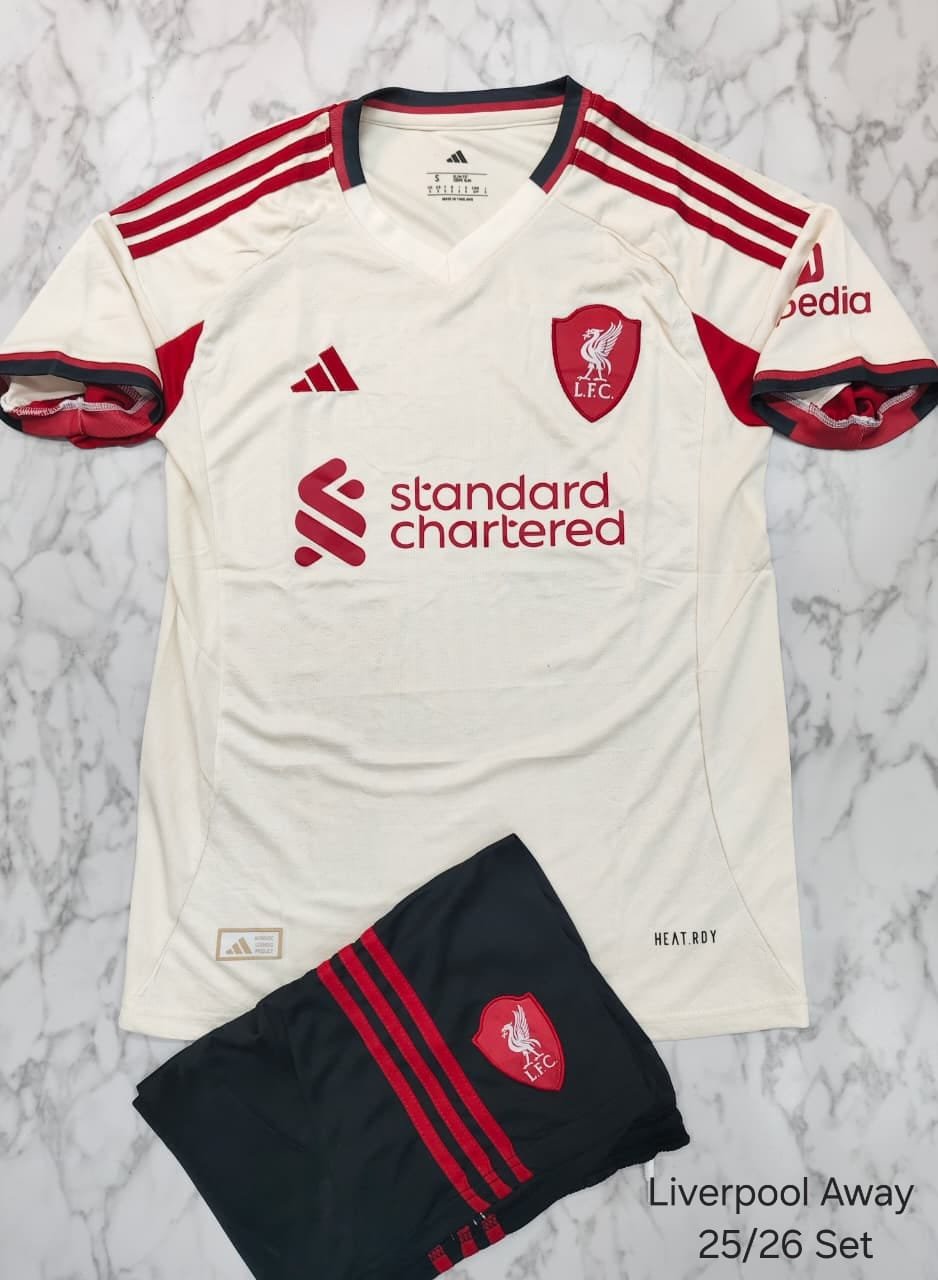 Liverpool 2025/26 Away Jersey - Set Edition