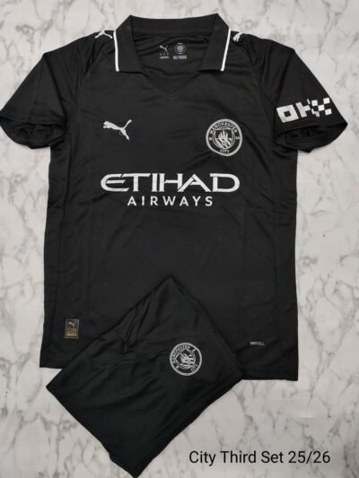 Manchester City 2025/26 Away Jersey - Set Edition