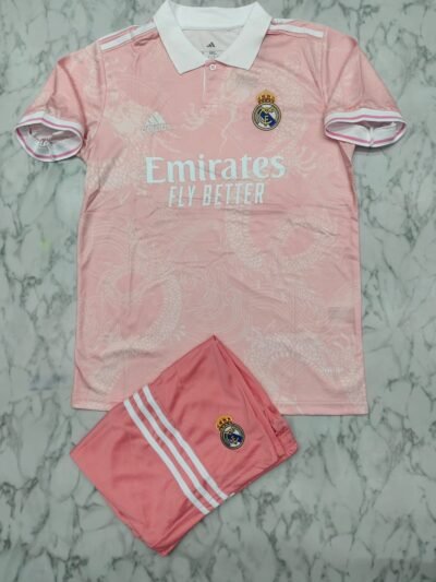 Real Madrid 2024/25 Pink Dragon Jersey - Set Edition