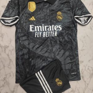 Real Madrid Black Dragon Jersey - Set Edition