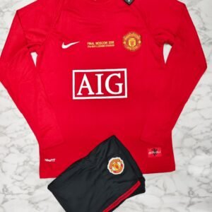 Manchester United 2008 Home Jersey - Set Edition (Full Sleeves)