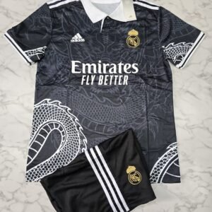 Real Madrid 2024/25 Black Dragon Jersey - Set Edition