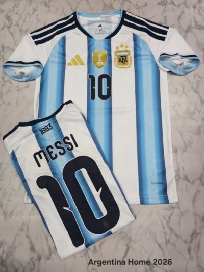 Argentina 2026 Home Messi Jersey – Premium Edition (World Cup)