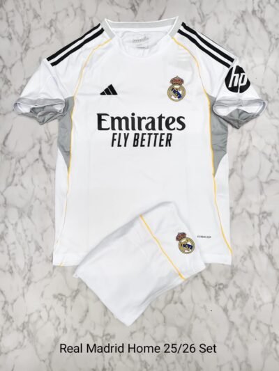 Real Madrid 25-26 Home Jersey - Set Edition