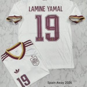 Spain 2026 Away Yamal Jersey – Fan Edition (World Cup)