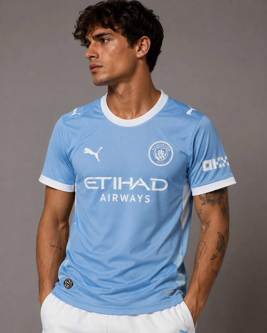 Manchester City 26-27 Home Jersey – Premium Edition