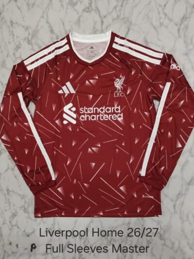 Liverpool 26-27 Home Jersey (Full Sleeves) - Fan Edition