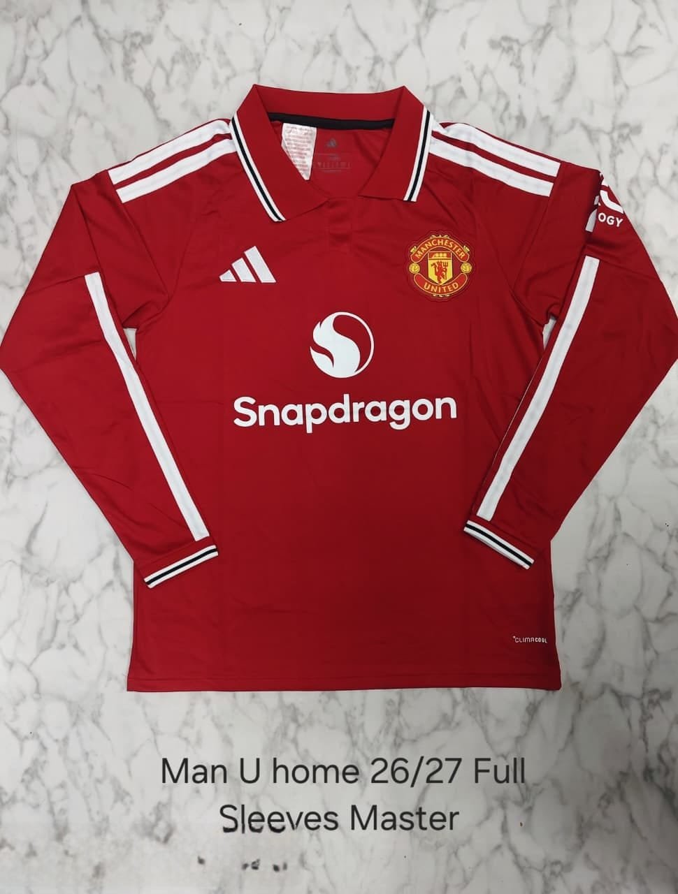 Manchester United 26-27 Home Jersey (Full Sleeves) - Fan Edition